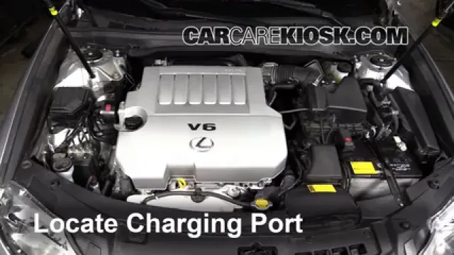 2014 Lexus ES350 3.5L V6 Climatisation Ajouter du réfrigérant